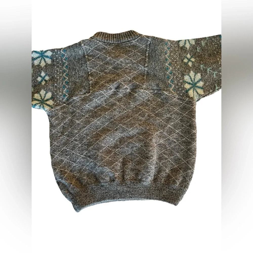 Silvy Tricot Vintage‎ Italy Sweater Size 58 Wool Alpaca Gray Men’s